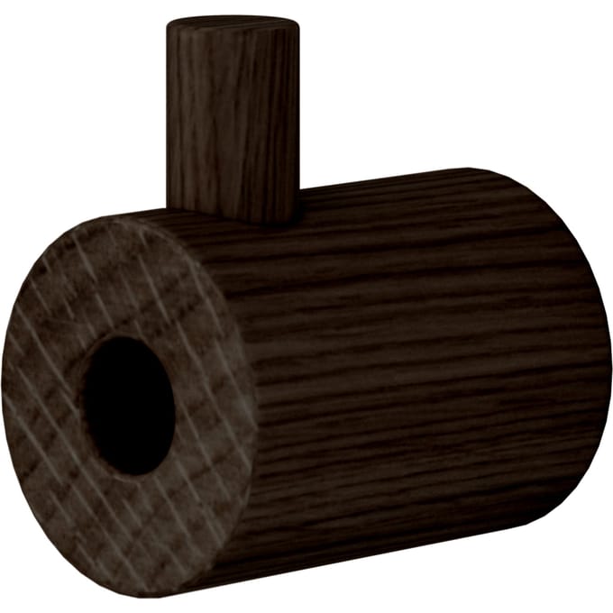 Moebe Wooden Wall Hook Wandhaken - gerookt eiken