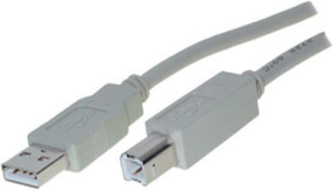 shiverpeaks BS77021 USB-kabel 1 m USB 2.0 USB A USB B Grijs