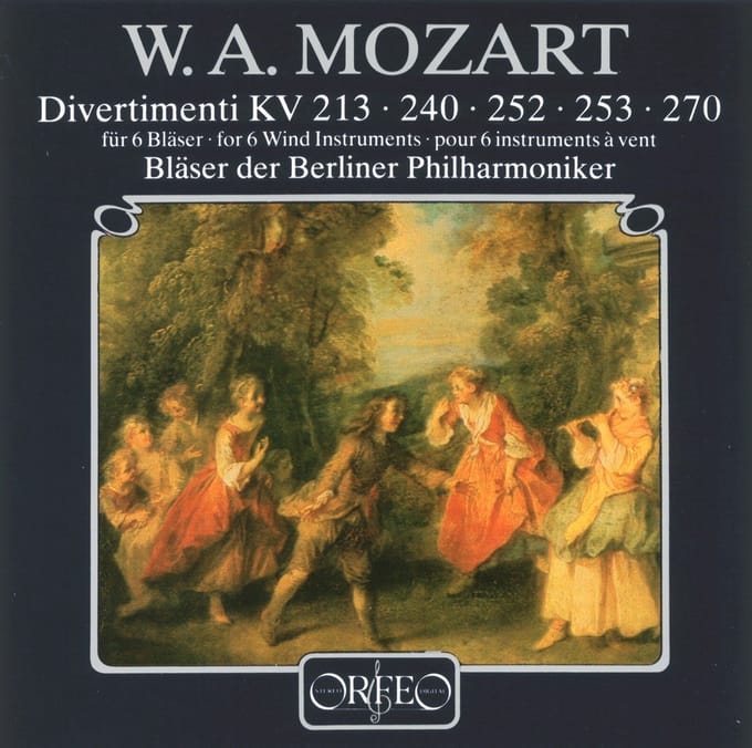 Bläser Der Berliner Philharmoniker - Mozart: Divertimenti KV 213, 240, 252, 253, 270 (CD)