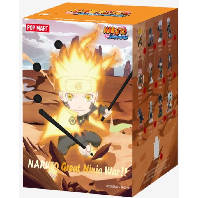 POP MART NARUTO Ninkai Taisen Serie Figuren Blind Box brown