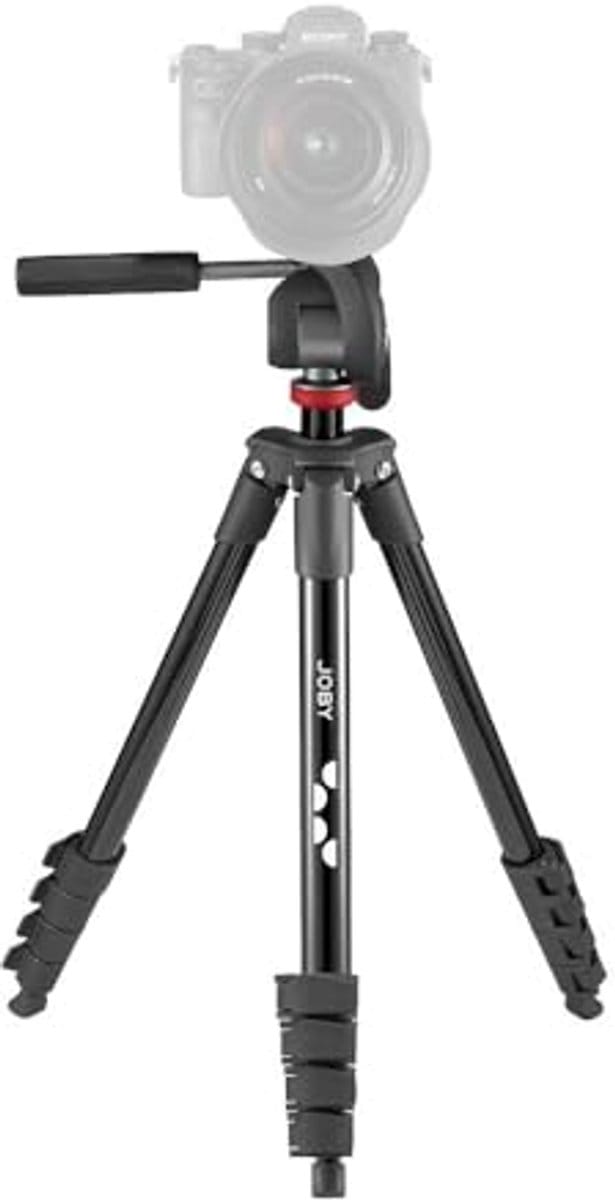 Compact Statief voor Fotografie met 3-Weg Kop en Universele Quick Release