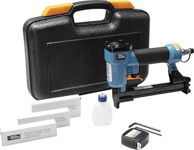 Persluchtnietmachine 14-delige set inclusief draagkoffer en accessoires