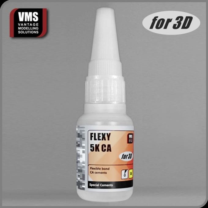 VMS 5K CA DIO Contactlijm – Modelbouwlijm voor Resin & Diorama’s – Flexibele CA-lijm - VMS-701