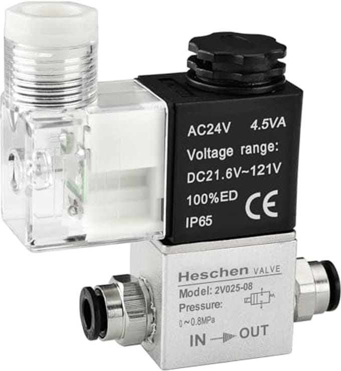 Elektro Pneumatische Magneetklep 2/2 Manier AC24V PT1/4"