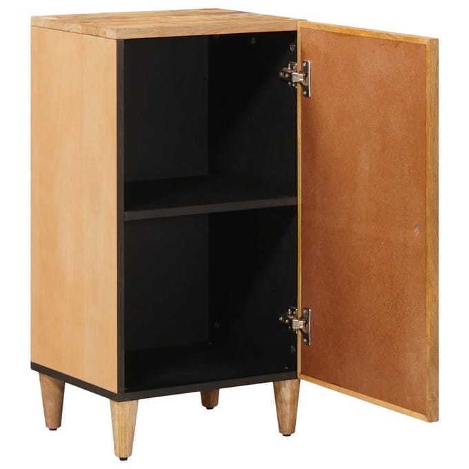 vidaXL - Opbergkasten - Bruin - 40 - x - 33,5 - x - 75 - cm - Massief - Mango - Hout