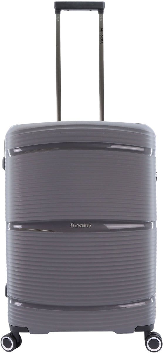 Saxoline Harde Koffer / Trolley / Reiskoffer - 66 cm (Medium) - Taupe - Taupe / Medium