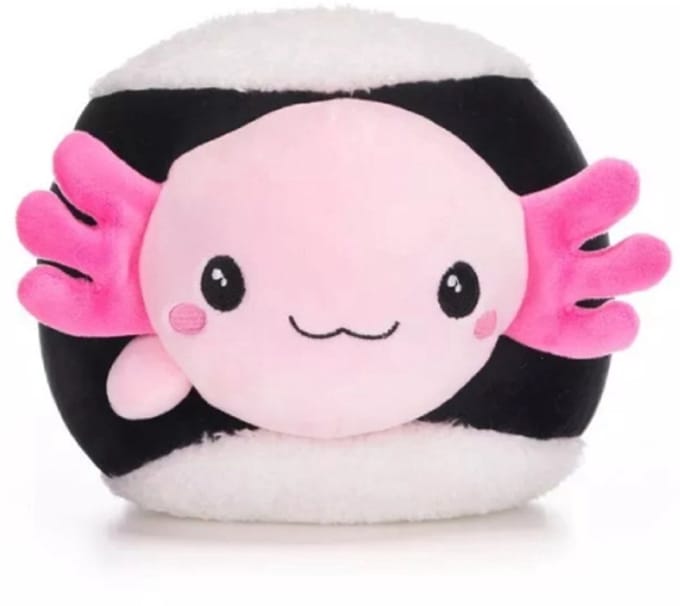 Axolotl - Foodies Sushi Pluche Knuffel 23 cm