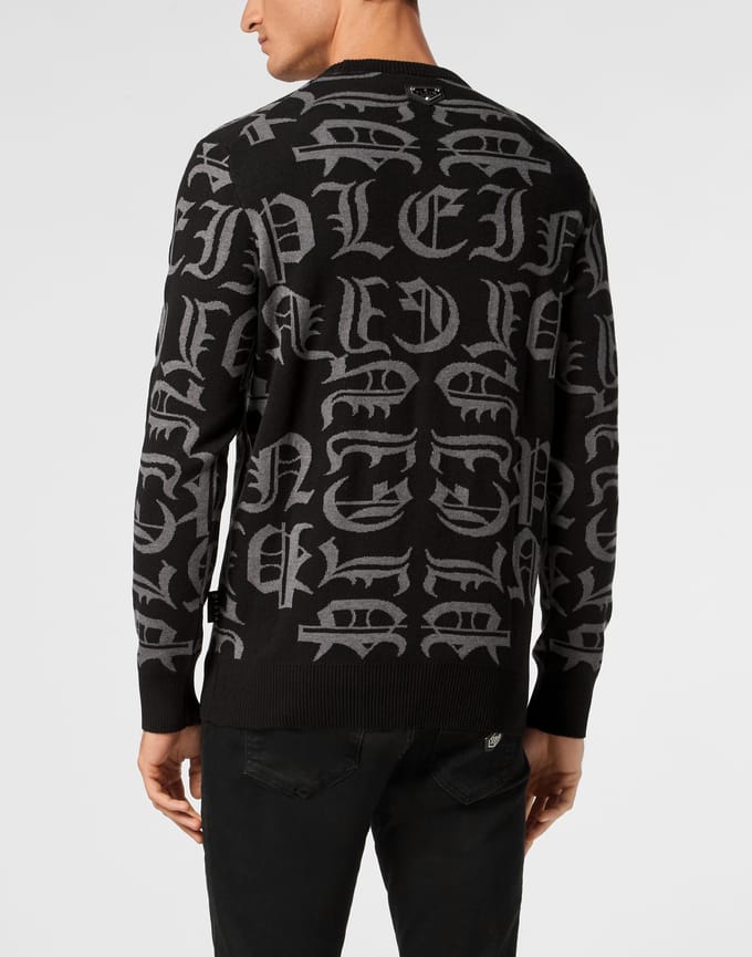 Pullover Round Neck Ls Gothic Plein