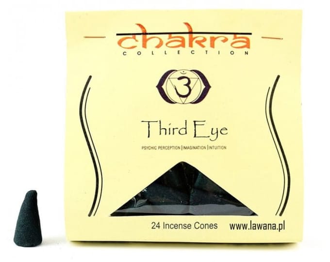Song of India - Inner Vision - Kegelwierook - 24 stuks - 6de Chakra