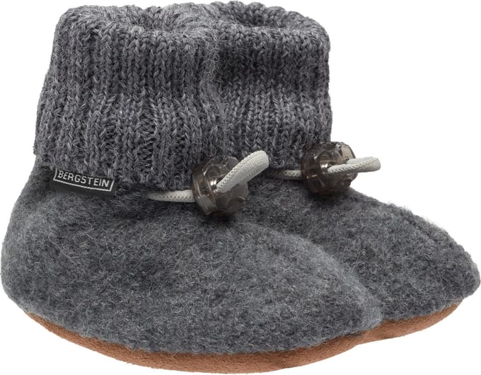 Bergstein Cozy Baby Unisex Sloffen - Grey
