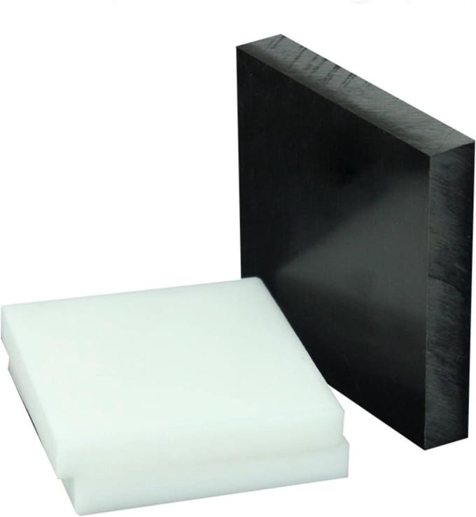 Kunststof Plaat - Polyoxymethyleen Board - DIY Modelbouw - Hard Plastic Materiaal - Dikte 5-10mm - Zwart Wit