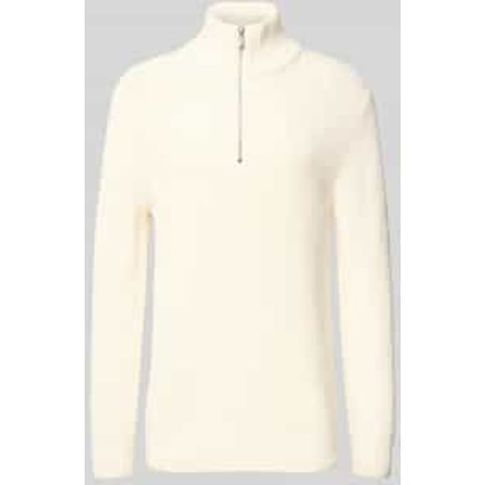 Gebreide pullover met schipperskraag