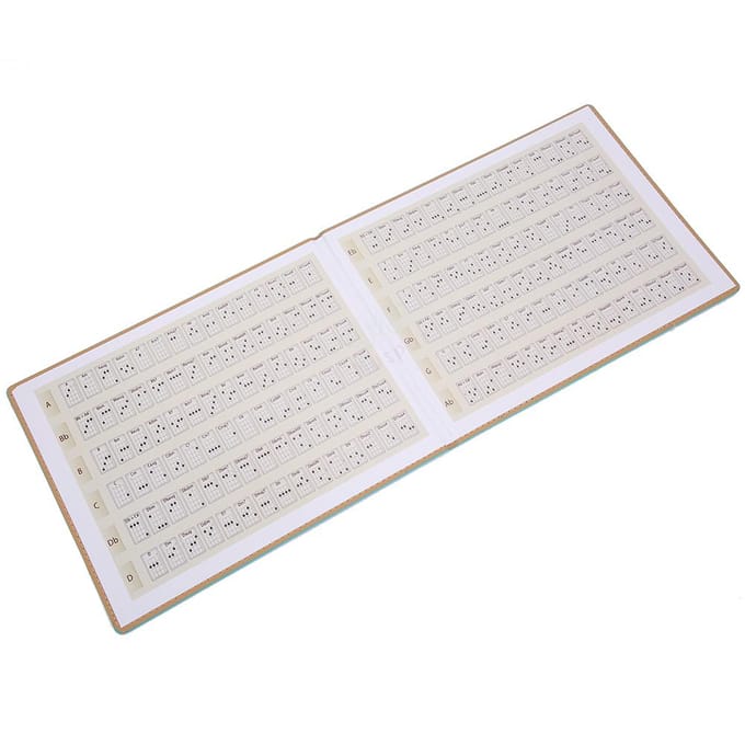 Ukulele Akkoorden Draagbaar Kunstboek Beginner Oefening Muziekinstrument Accessoires white