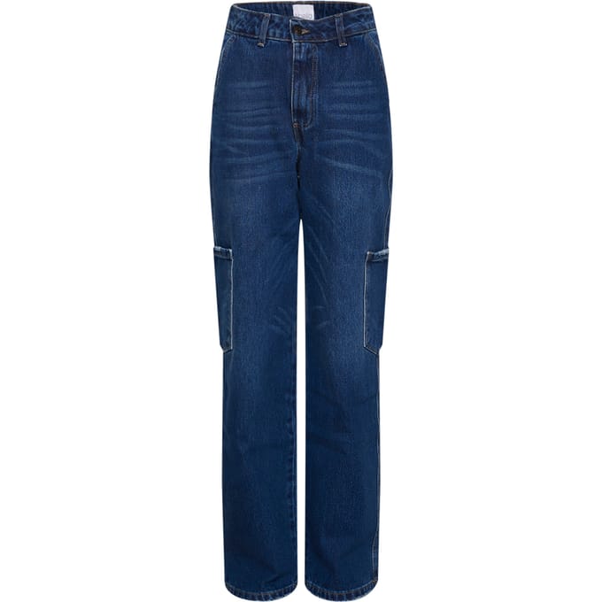 Rory Cargo Jeans in donkerblauw