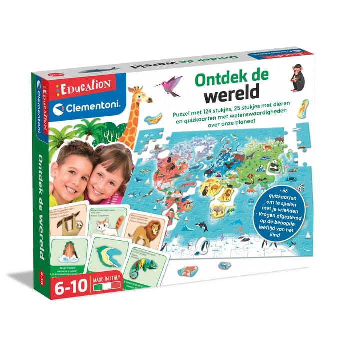Clementoni Spelend Leren - Ontdek de wereld Bordspellen