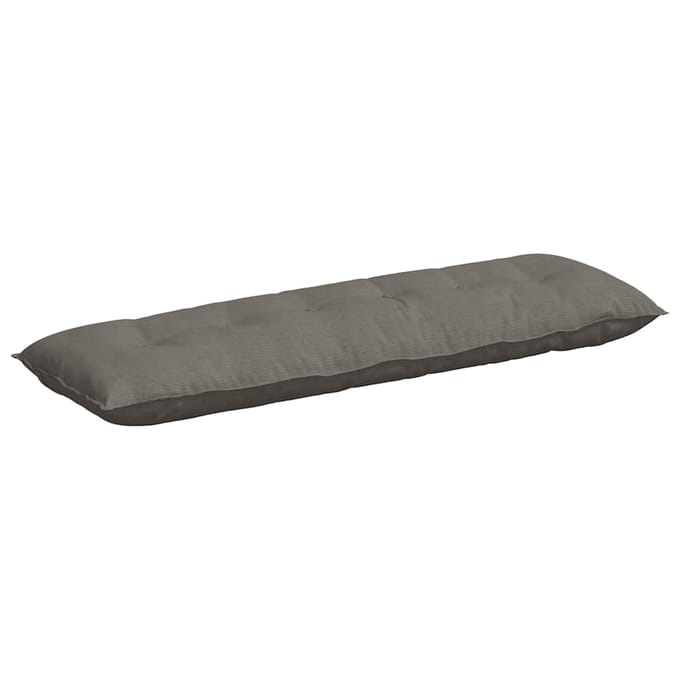vidaXL - Rugkussen - Lichtgrijs - 160 - x - 50 - x - 19 - cm - Corduroy - stof