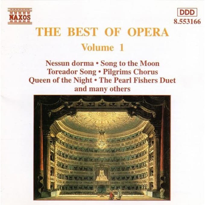 CD DIVERSEN - Het Beste Van Opera Deel. 1 8553166 Naxos 1995 Europa Klassiek Gebruikt