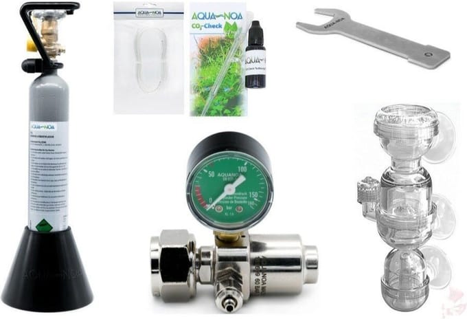 Aqua-noa CO2 set  200 Basic - Zonder Magneetventiel - CO2 Aquarium tot 200 Liter