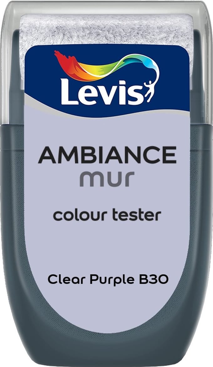 Levis - Muurverf Kleurtester Mat Mix - Clear Purple B30 - Mengverf - 30 Ml