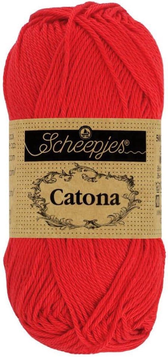 Scheepjes Catona 50 gram - 115 Hot Red