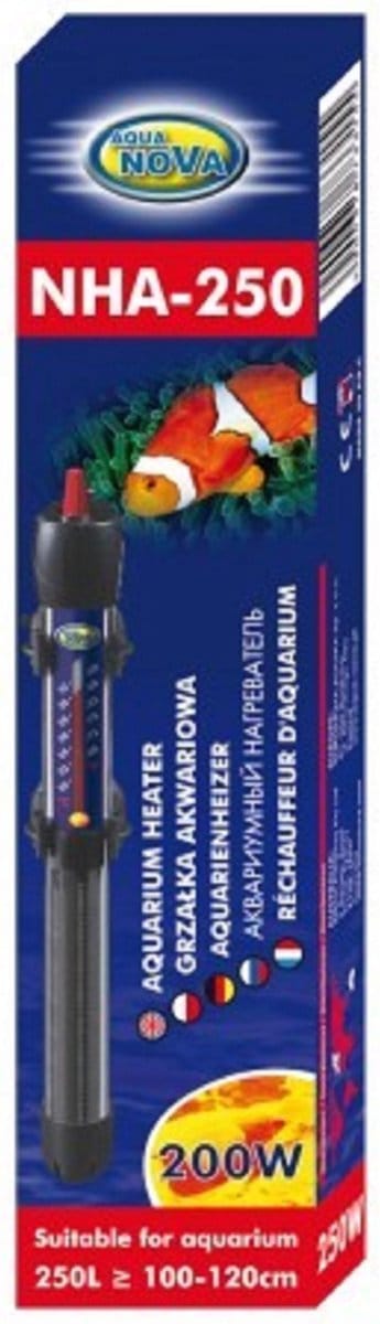 Aquarium verwarming - Heater - 250 Watt - Tot 250 liter
