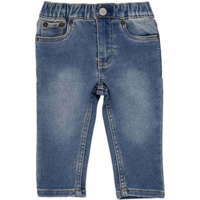 Levi´s ® Kids Slim Dobby Pull On Broek Blauw 12 Months Jongens