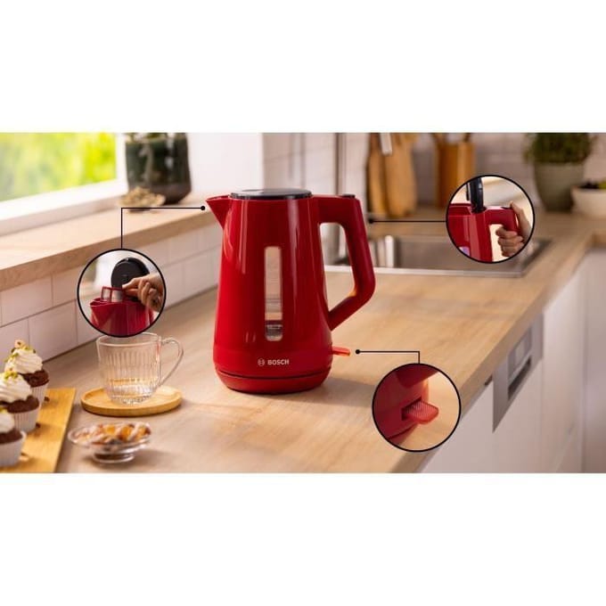 Bosch TWK1M124 MyMoment - Waterkoker - Rood