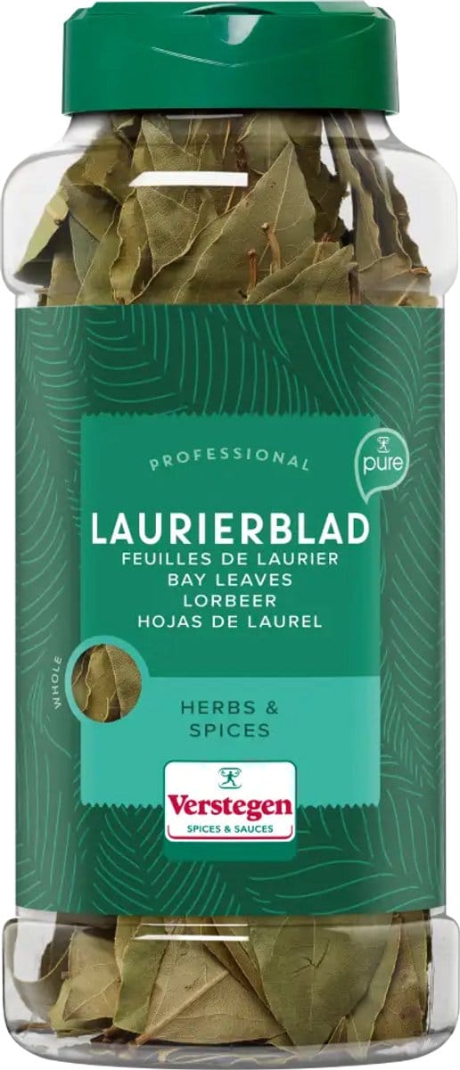 Verstegen - Laurierblad heel - Pure - Strooibus large - Kruiden & specerijen - 35g