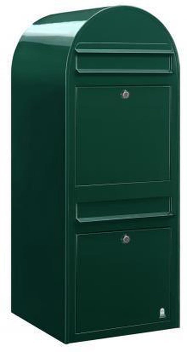 Brievenbus Bobi Duo Donker Groen
