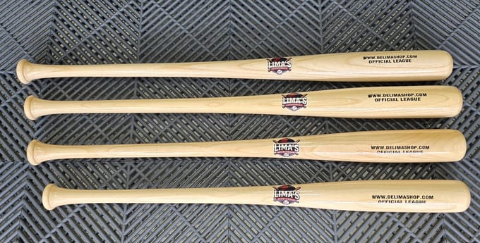 De Lima shop- official league Honkbal knuppel 32 Inch Hout