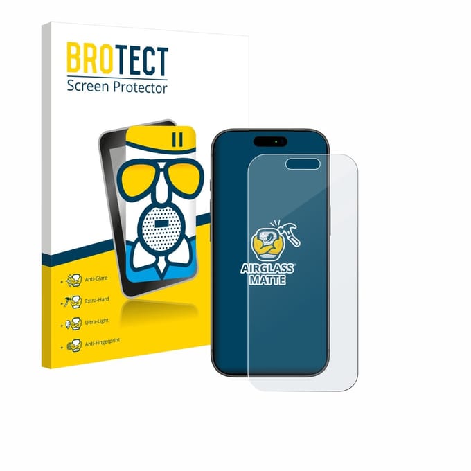 BROTECT - Screenprotector voor Apple iPhone 17 Pro - Folie Beschermfolie Beschermglas matte