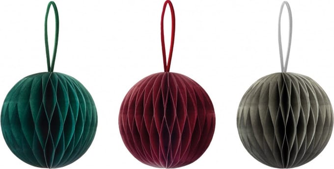 Remember Tree decorations - set of 6 Christmas balls