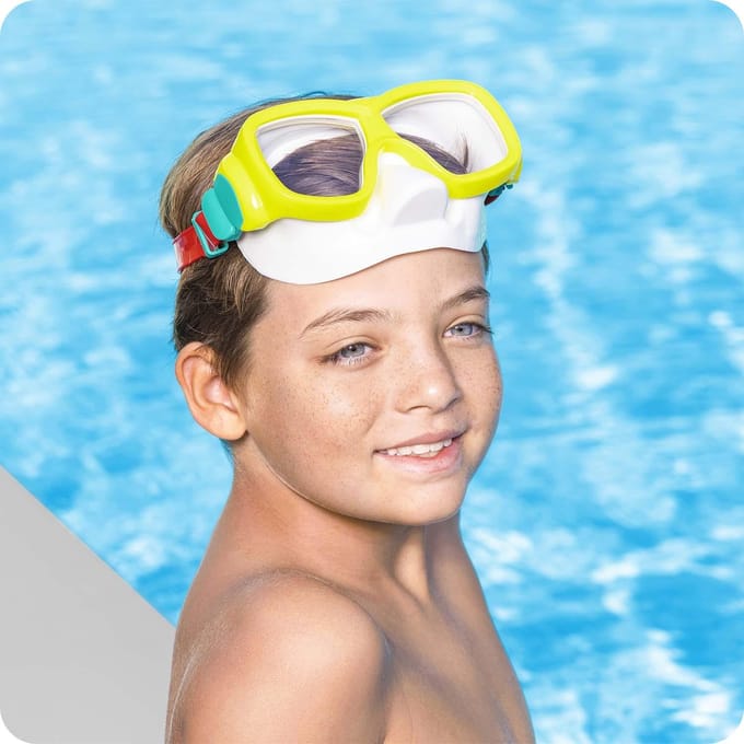 Bestway 22039 Geel-Rood Zwemmasker