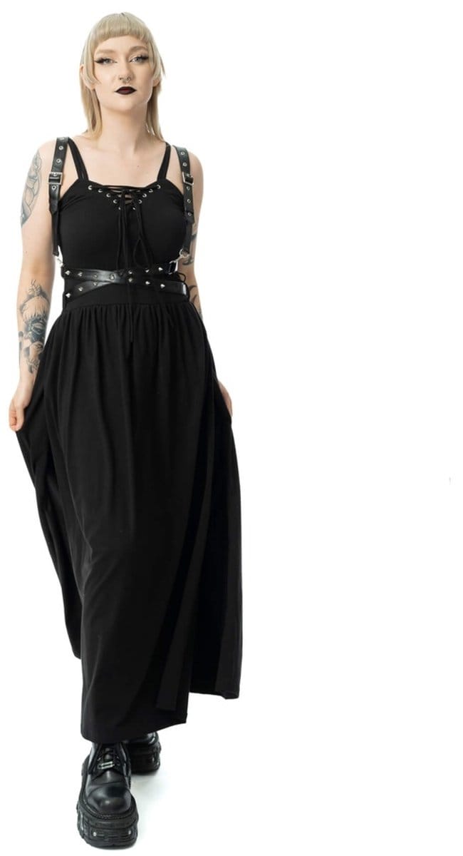 Vixxsin - Junia Maxi lange jurk - XXL - Zwart