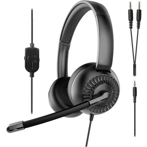 SpeedLink METIS On Ear headset Kabel Stereo Zwart Headset, Volumeregeling, Microfoon uitschakelbaar (mute)