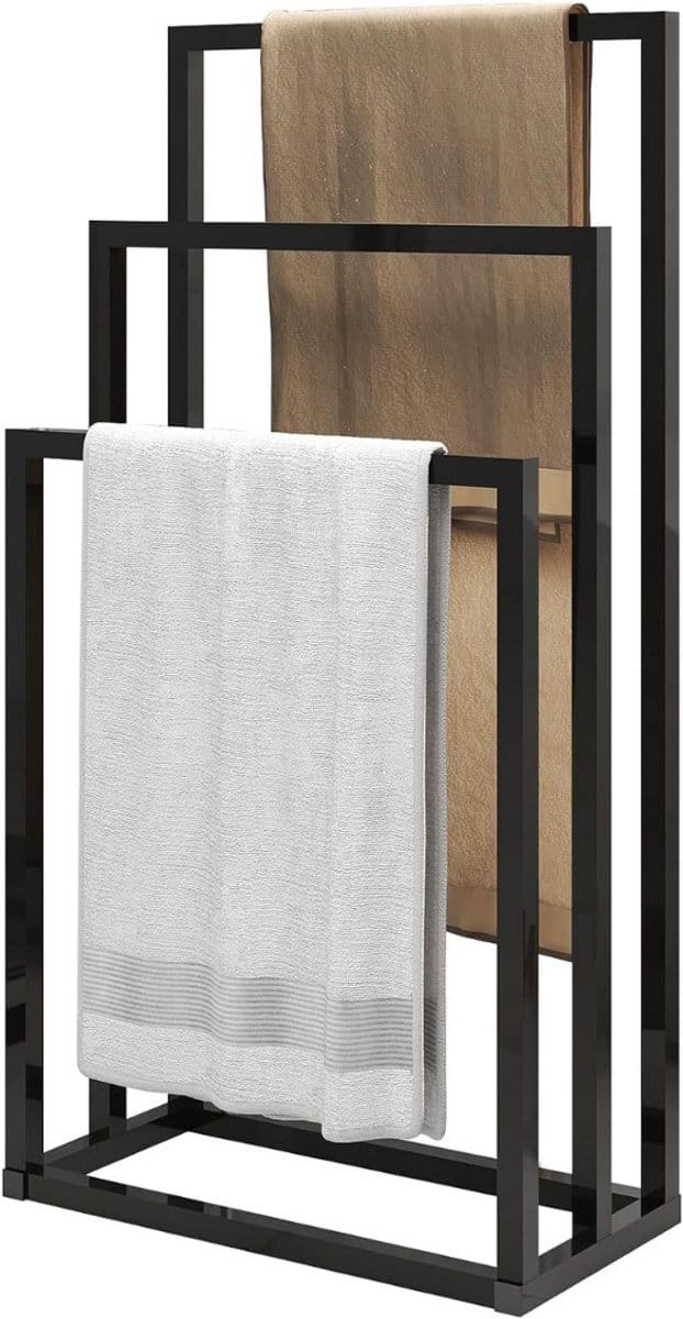 CLGP® Handdoekrek Badkamer - Handdoekhouder - Zwart