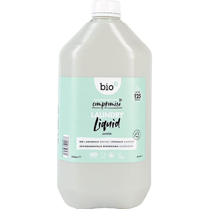 Bio-D Vloeibaar Wasmiddel Jeneverbes & Zeewier - 5L Grootverpakking