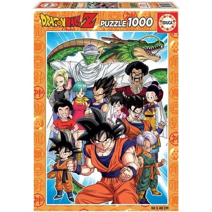 Puzzel 1000 stukjes Dragon Ball - EDUCA - Thema Tekenfilms en Strips - Volwassene