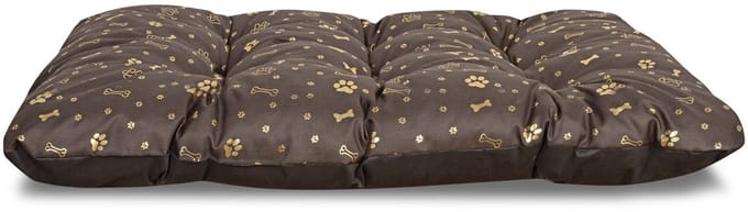 Hondenbedkussen PRESTIGE 120x80 cm waterdicht gouden botten