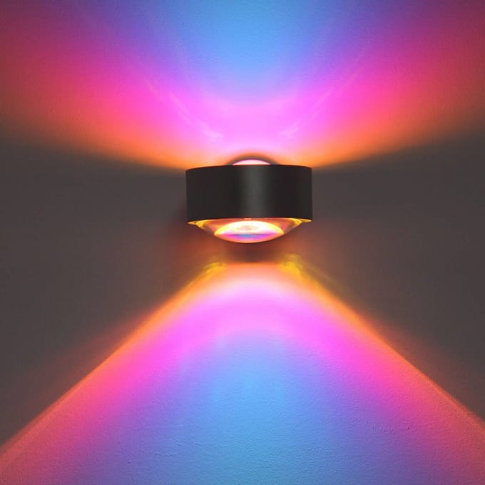 Top Light Kleurenfilter bij armatuurserie Puk Maxx, blauw