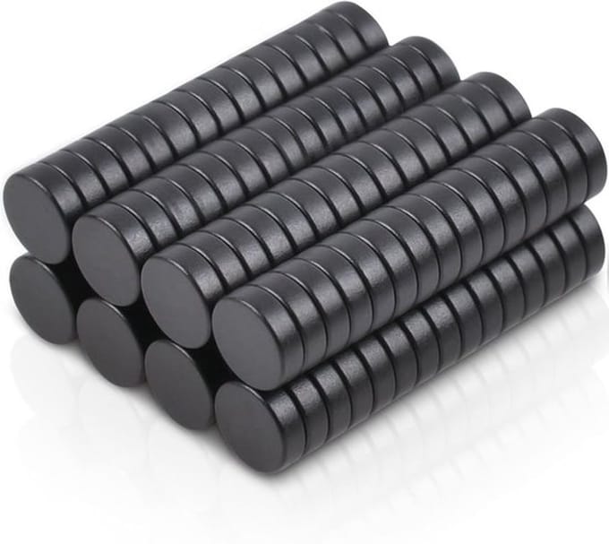Mini-Magneten - Sterke Zwarte Magneten voor Magneetbord - 120 Stuks