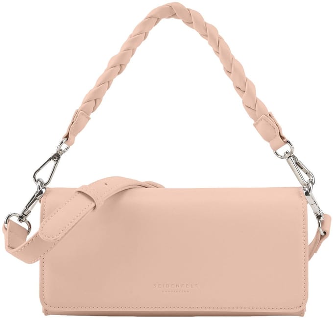 SEIDENFELT MANUFAKTUR Schoudertas Melbu Crossbag Powder Rose Roze