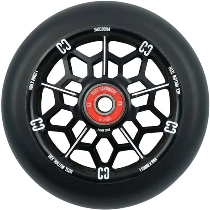 CORE Hollowcore Hex 110 Stuntstep wiel Black