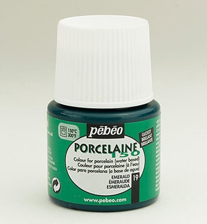 Porseleinverf - 19 Emerald - Pebeo - 45ml