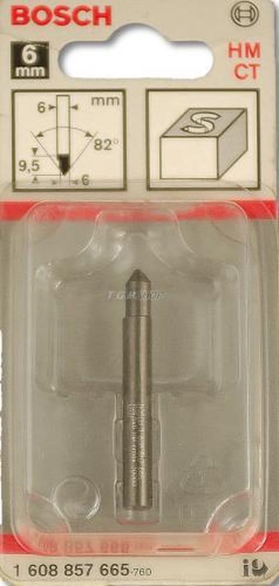 Bosch  hss snijder 6 / 9.5mm (1608857575)