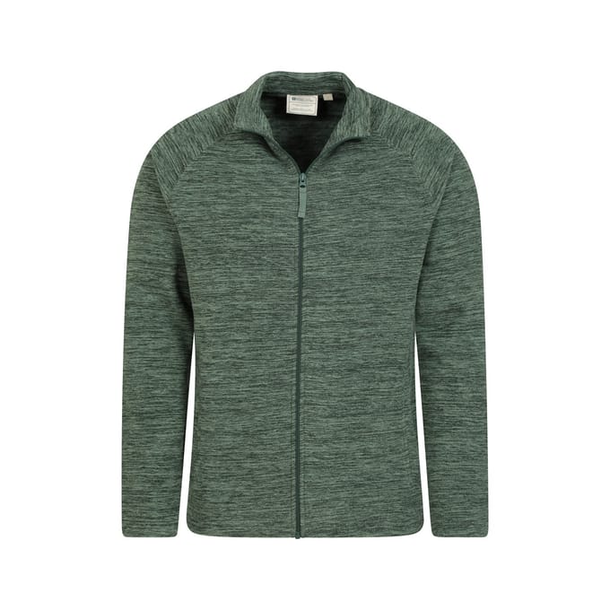 Mountain Warehouse Heren Snowdon II Full Zip Fleecejack (Groen)
