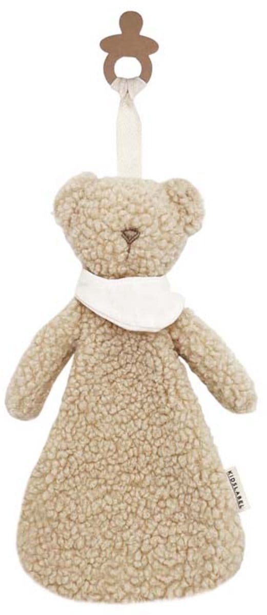 Kidslabel Speendoek Teddybeer - Beige