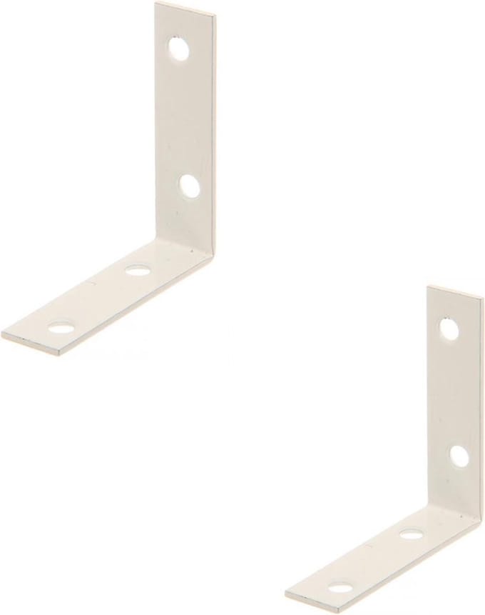 TQ4U stoelhoek | 60 x 60 mm | 18 mm breed | wit | 2 STUKS