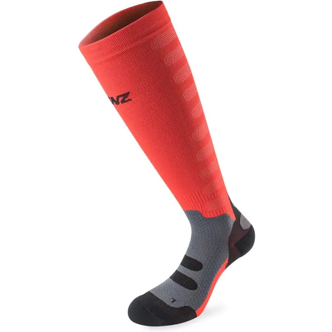 Lenz Compression 1.0 Lange Sokken Rood EU 38-44