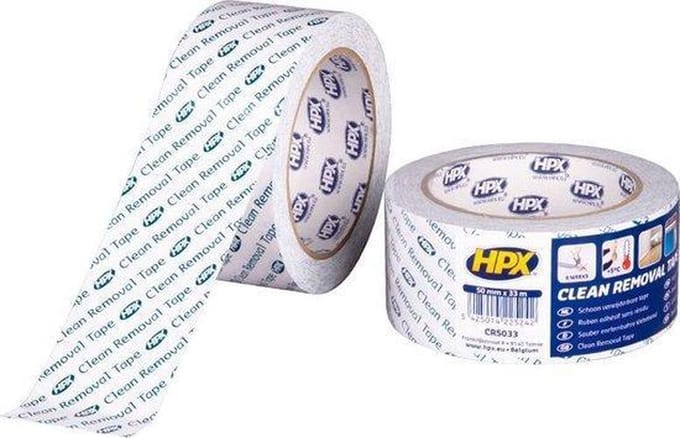 HPX Stucloper tape schoonverwijderbaar 50mm x 33 meter